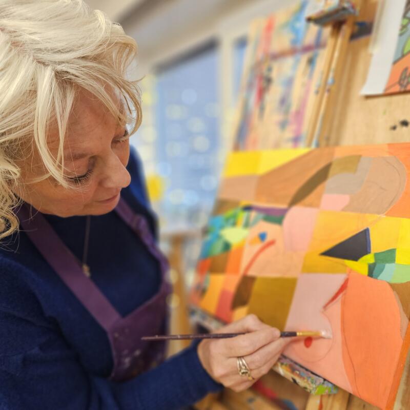 Schilderen met acrylverf