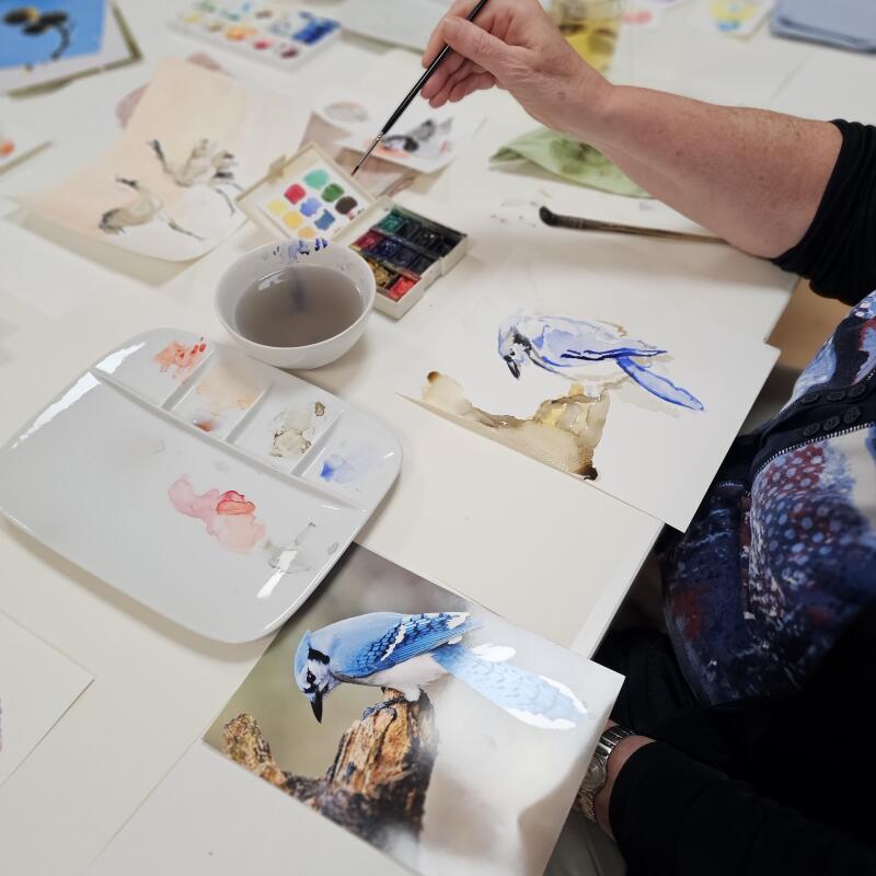 Cursus Aquarel door Barbara Guldenaar
