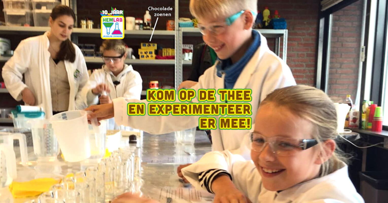 Kom op de thee en experimenteer er mee! 7-14 jaar