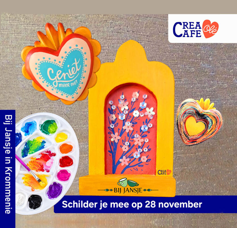 Crea Cafe Olé Workshop "BIJ JANSJE" Krommenie